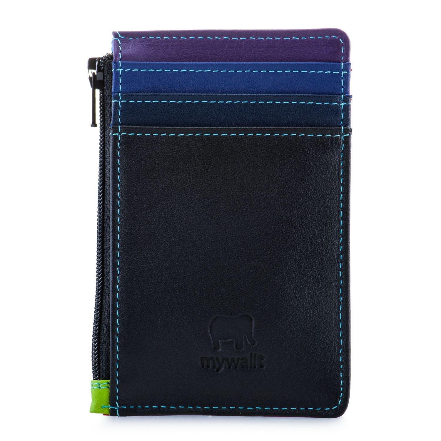 Mywalit porta documenti in pelle "Classic" Multicolor 1206.4 BLACK PACE