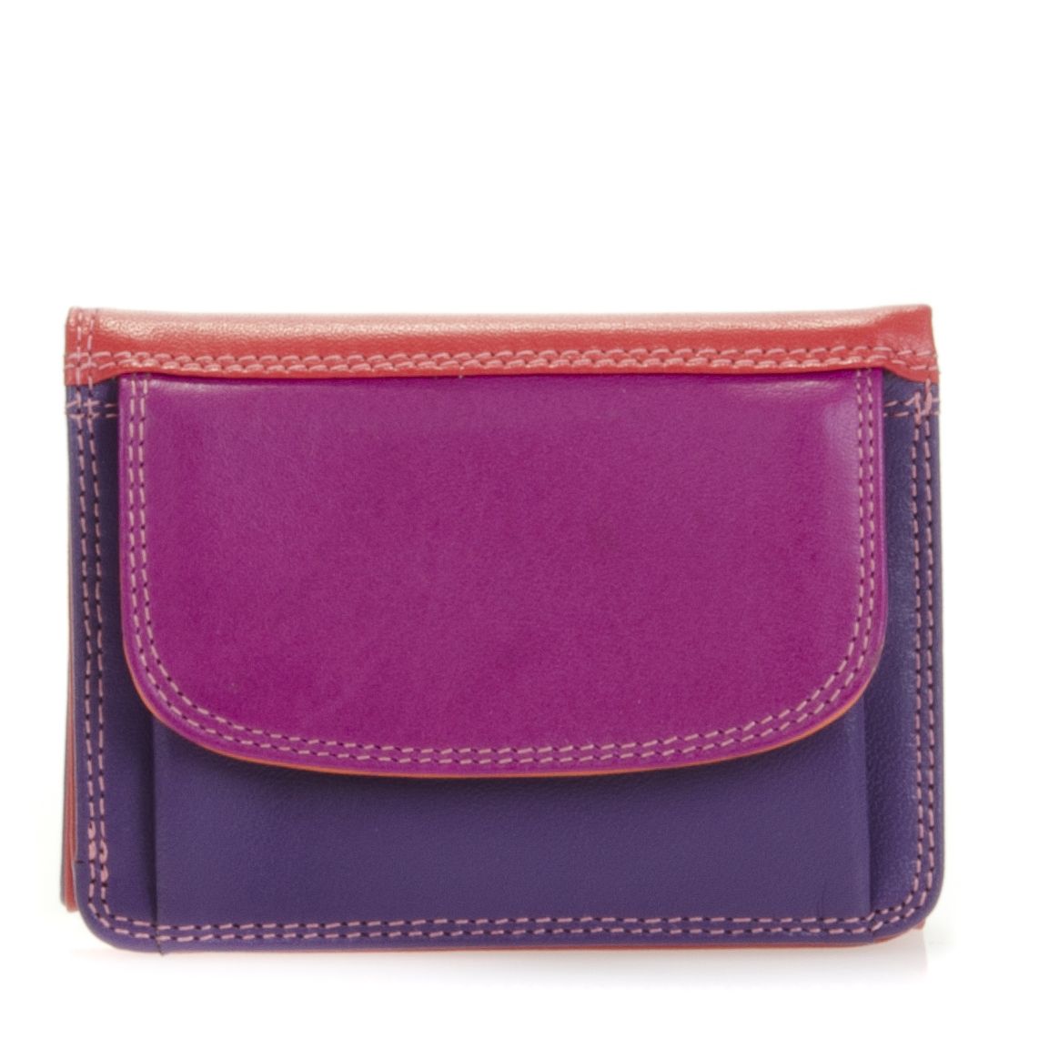 Mywalit portafogli piccolo in pelle "Classic" Multicolor 243.75 SANGRIA MULTI