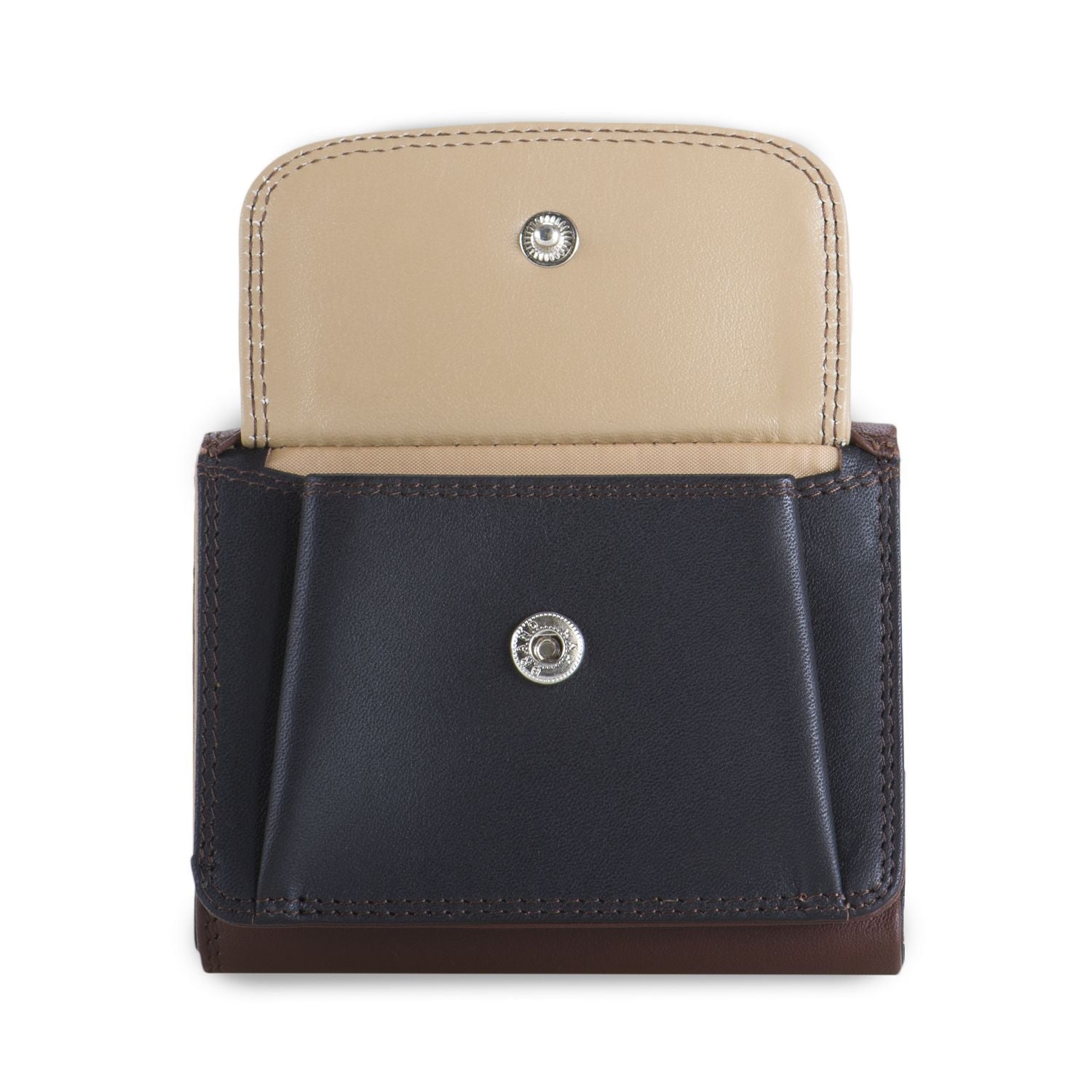 Mywalit portafogli piccolo in pelle "Classic" Multicolor 243.158 CACAO