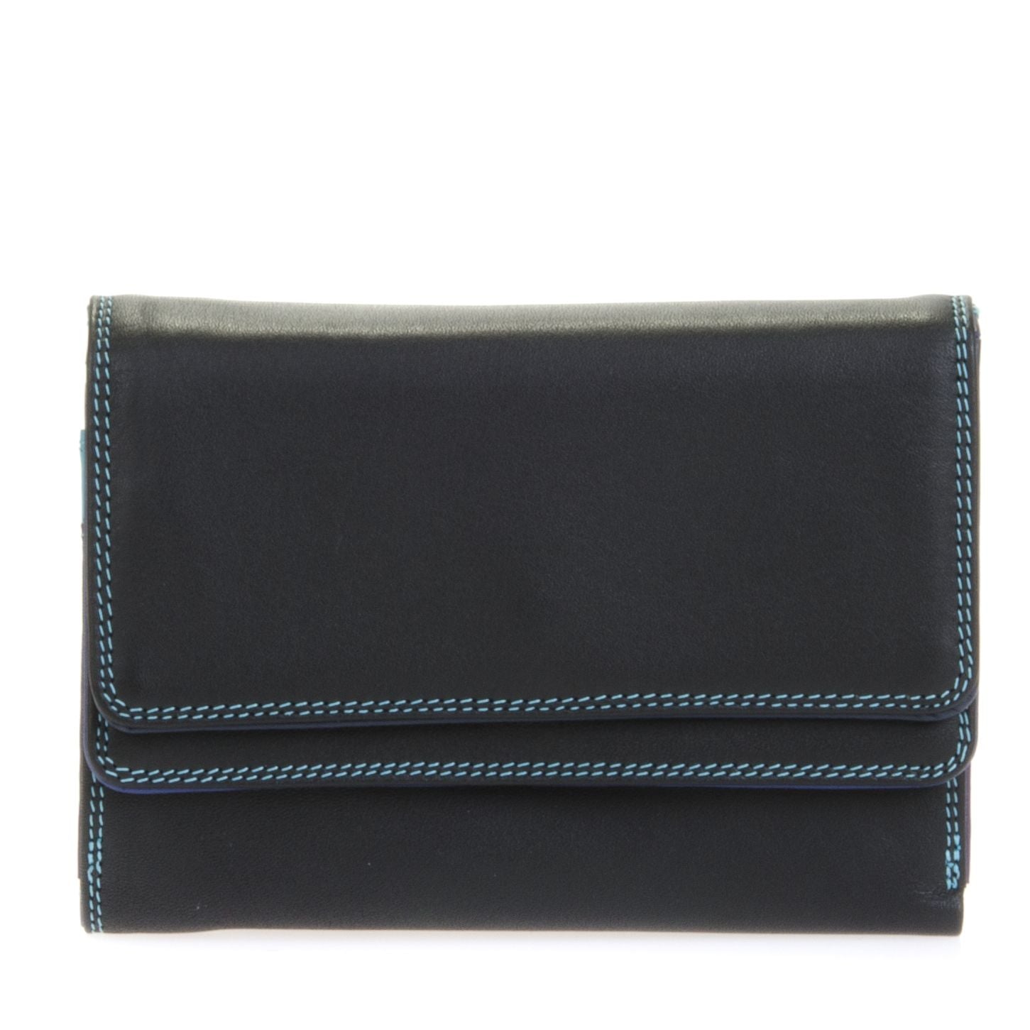 Mywalit portafogli in pelle "Classic" Multicolor 250.4 BLACK/PACE