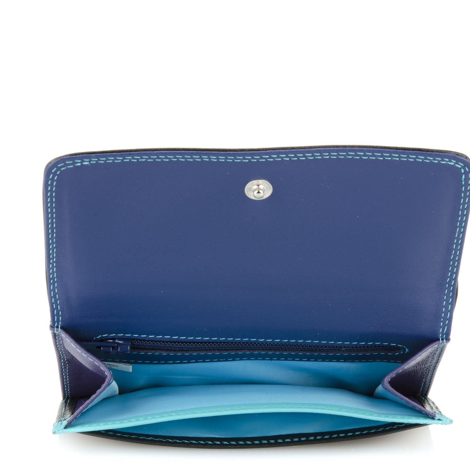Mywalit portafogli in pelle "Classic" Multicolor 250.4 BLACK/PACE