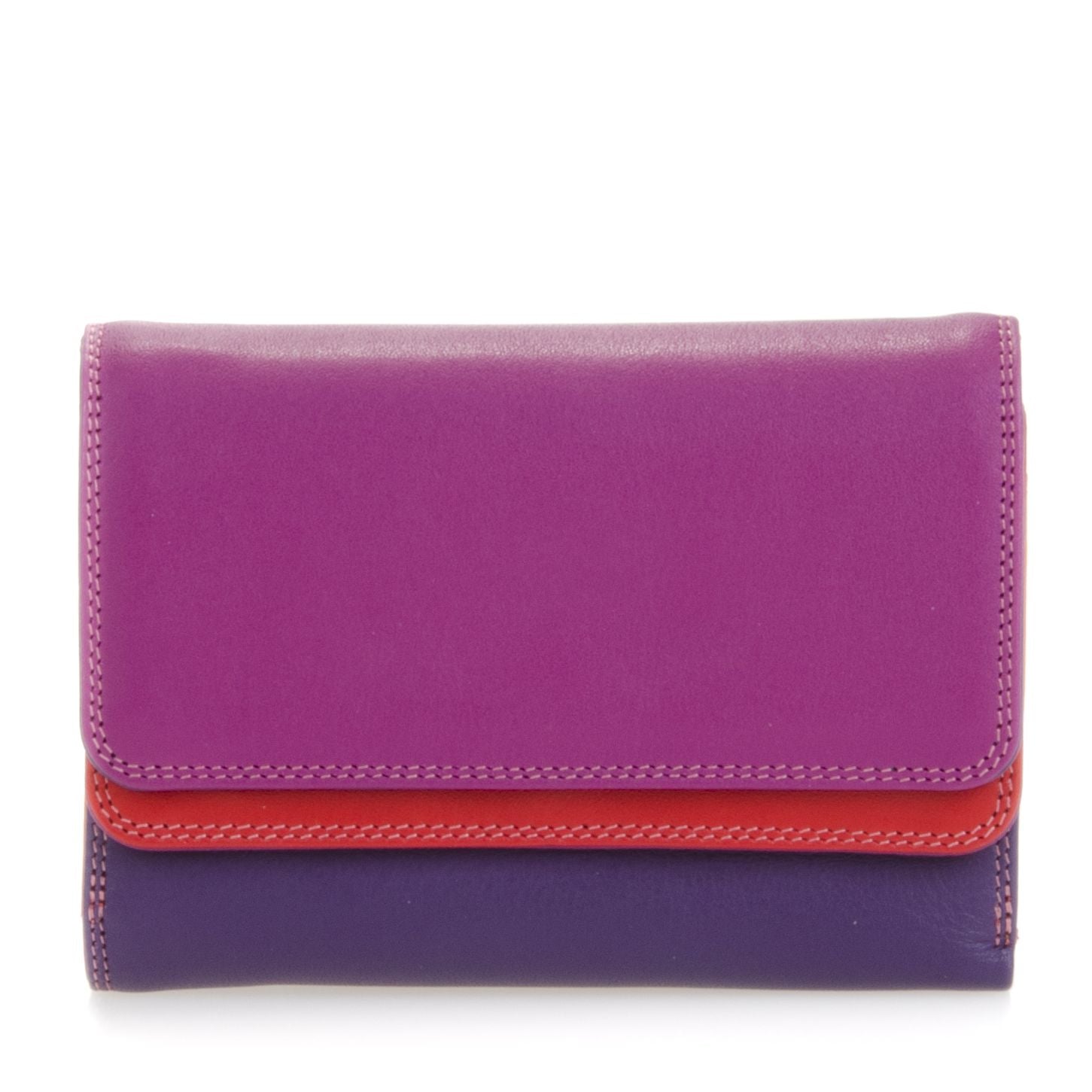 Mywalit portafogli in pelle "Classic" Multicolor 250.75 SANGRIA MULTI