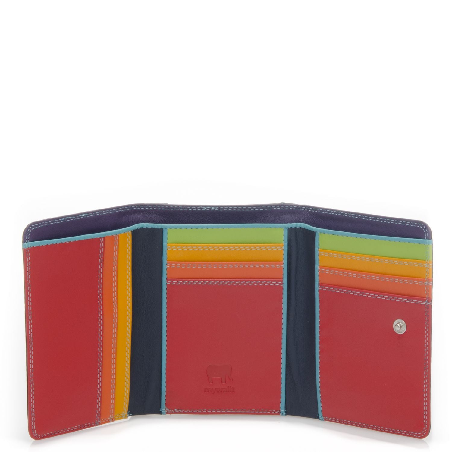 Mywalit portafogli in pelle "Classic" Multicolor 106.4 BLACK PACE