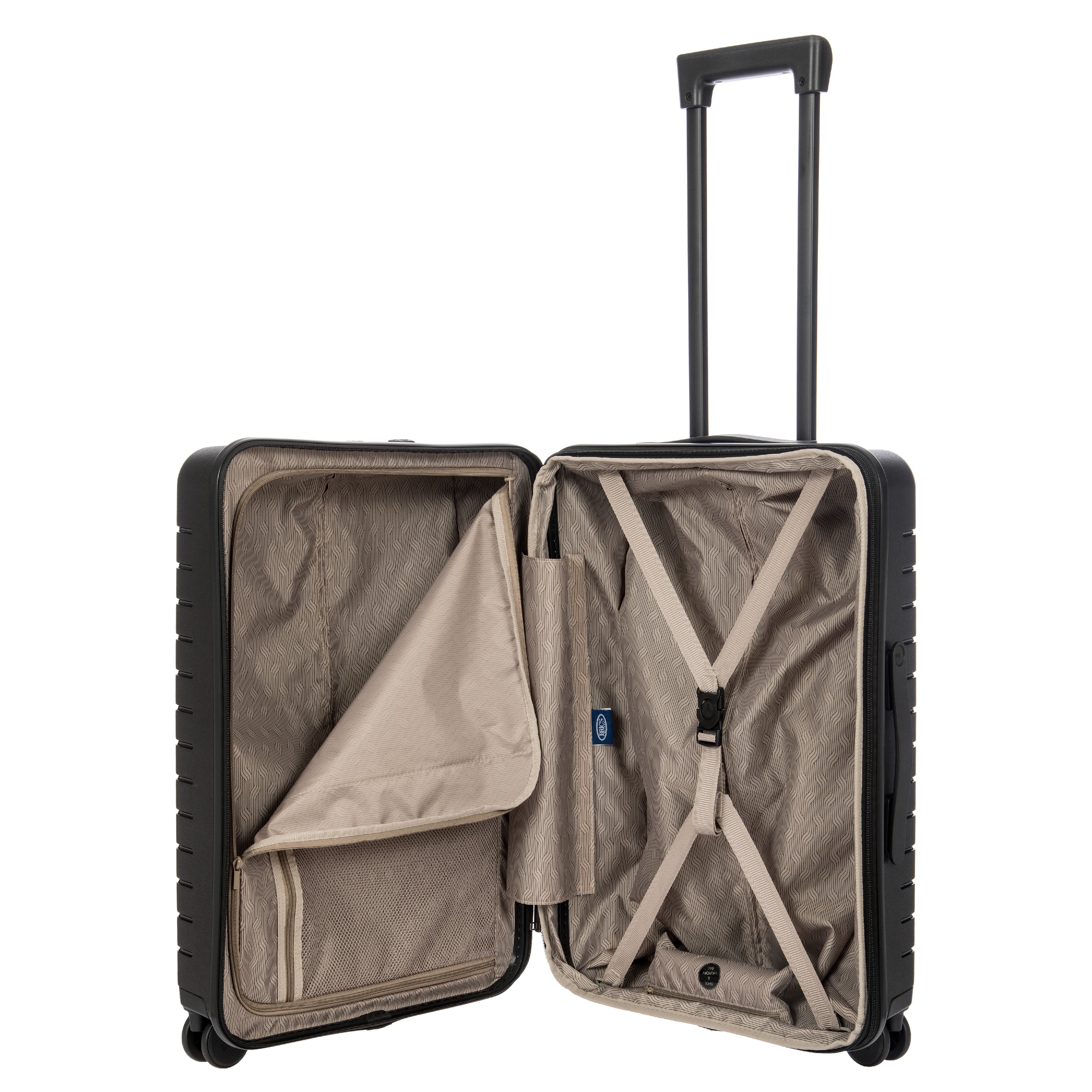 Bric's trolley medio espandibile in polipropilene "Ulisse" Nero B1Y08427.001 NERO