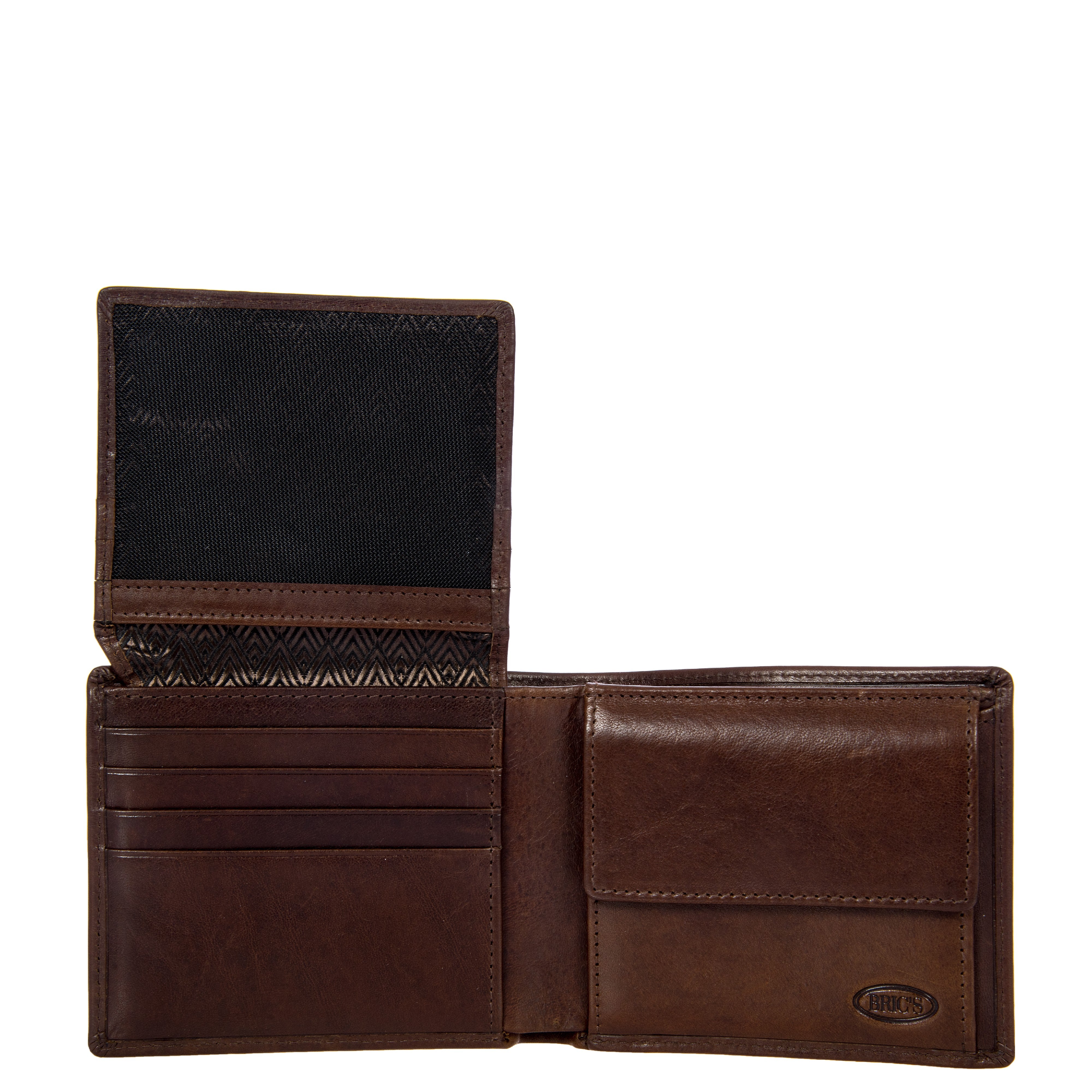 Bric's portafogli in pelle "Monte Rosa" Marrone BH109252.002 MORO
