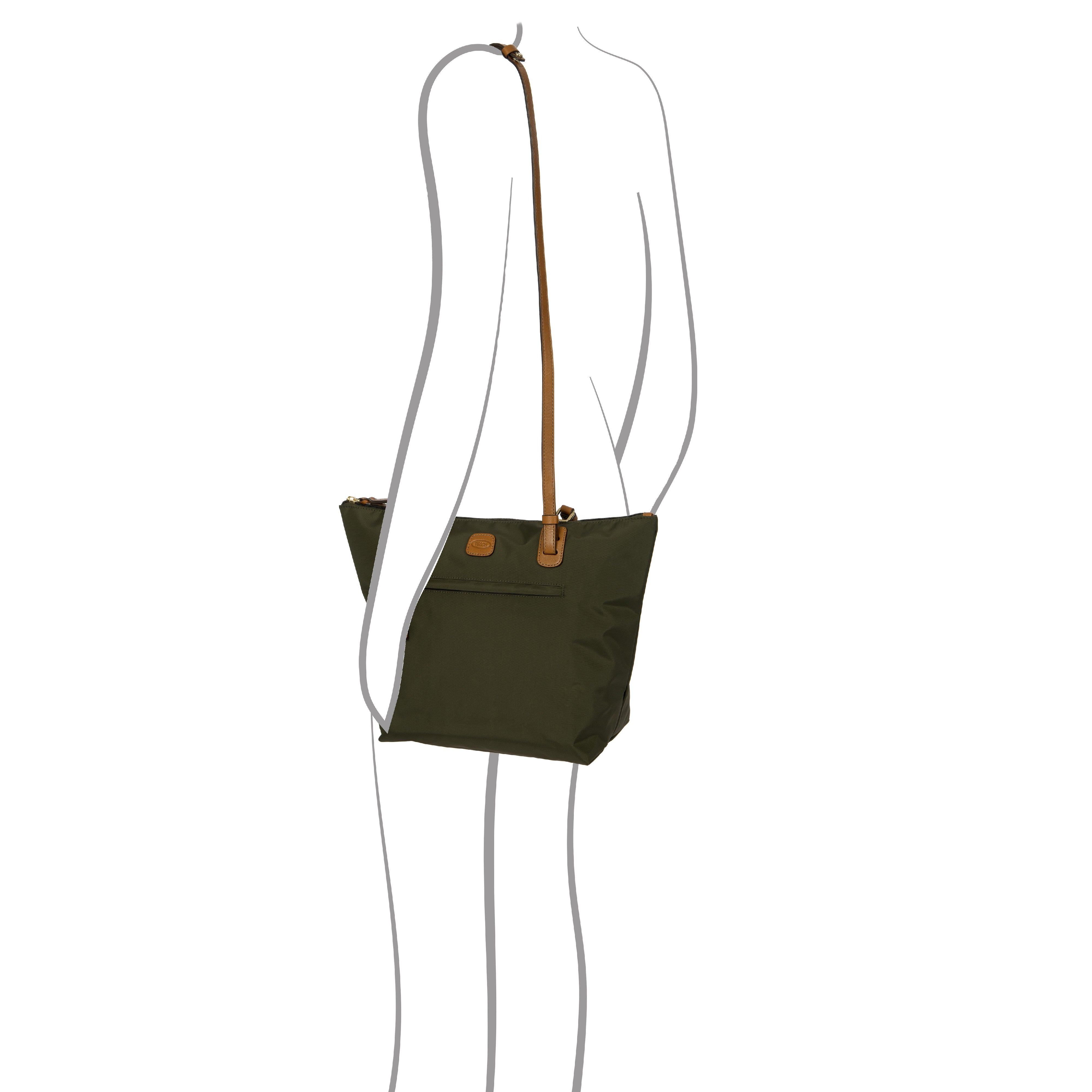 Bric's borsa shopping in tessuto "X-Collection" Verde BXG45071.078 OLIVA