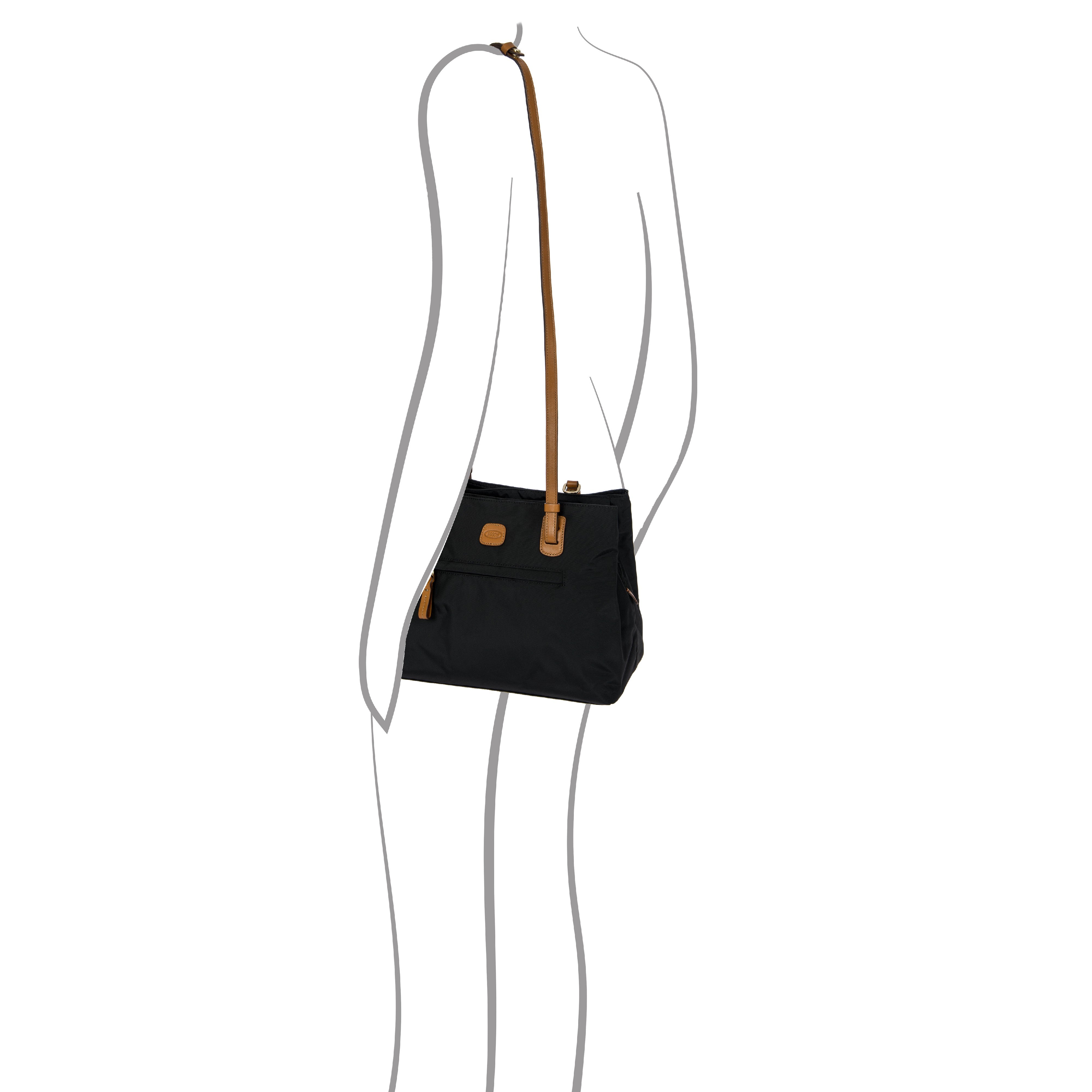 Bric's borsa shopping in tessuto "X-Collection" Nero BXG45282.101 NERO
