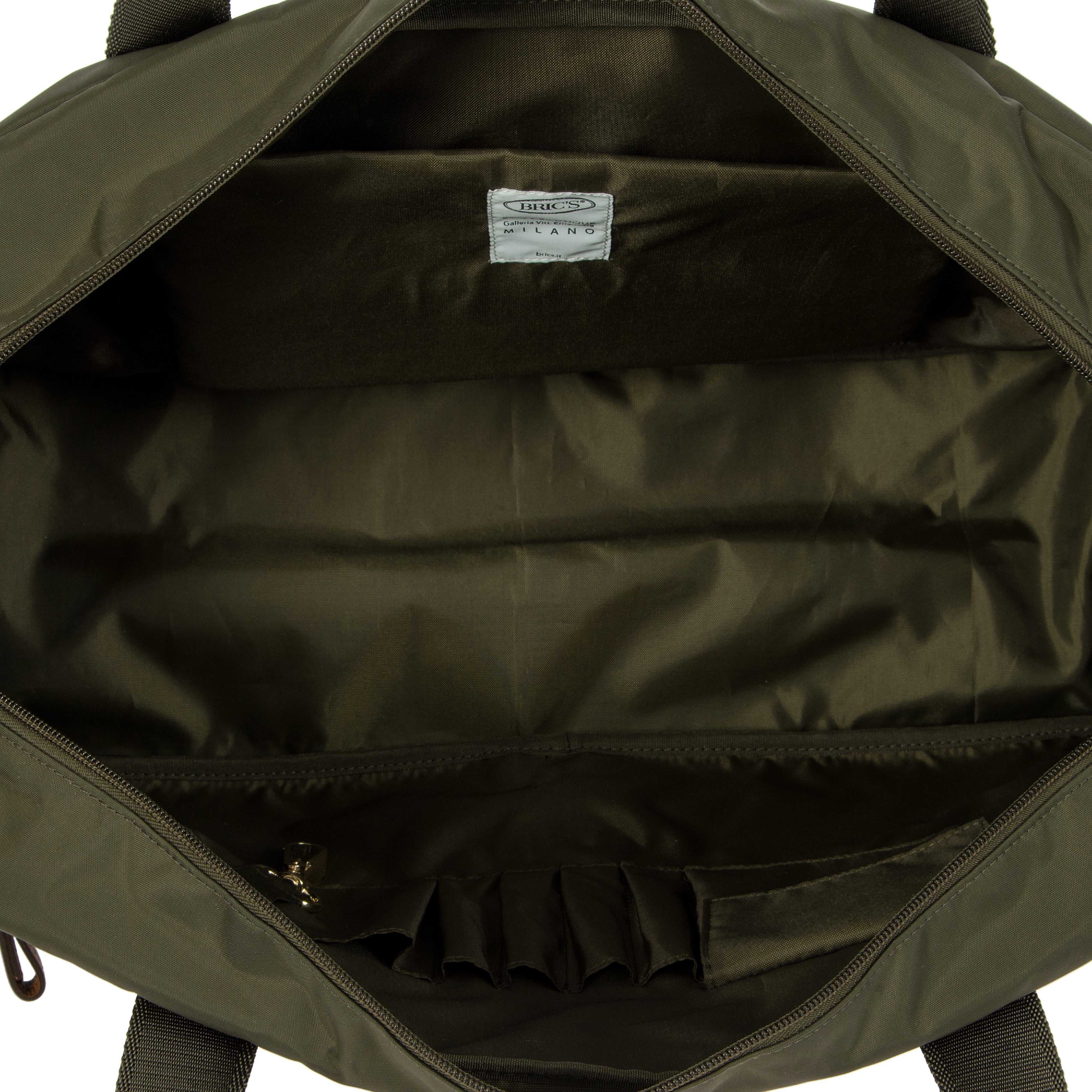 Bric's borsone in tessuto "X-Collection" Verde BXL42192.078 OLIVA