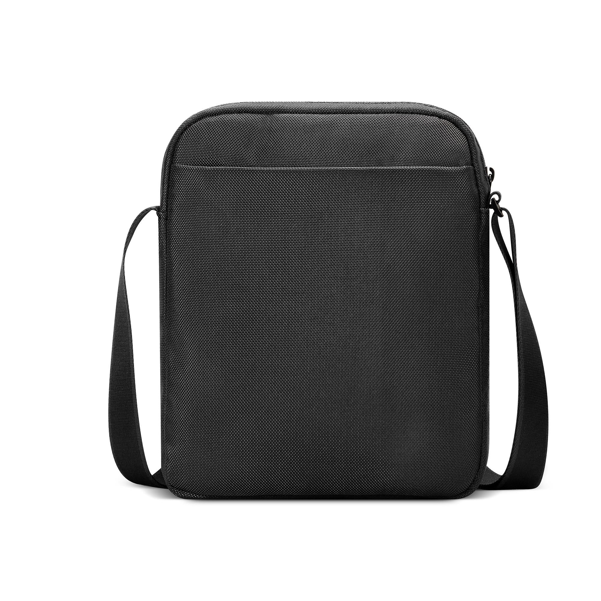 Roncato borsello in tessuto ed ecopelle "Panama 4 Nero 400893.01