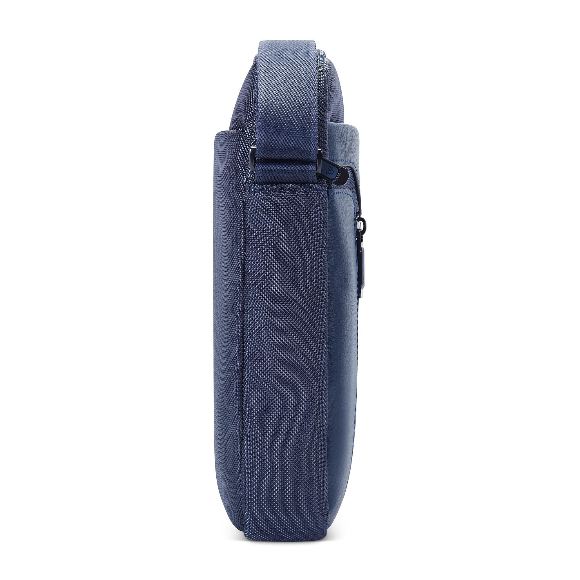 Roncato borsello in tessuto ed ecopelle "Panama 4 Blu 400893.23
