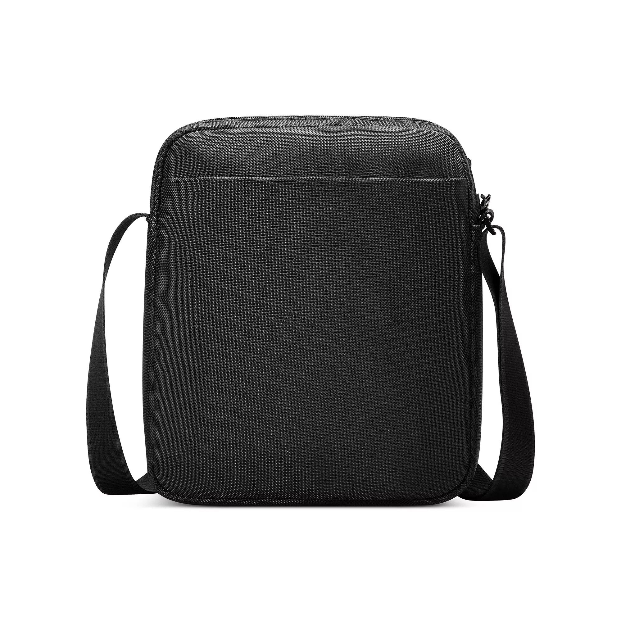 Roncato borsello in tessuto ed ecopelle "Panama 4 Nero 400894.01