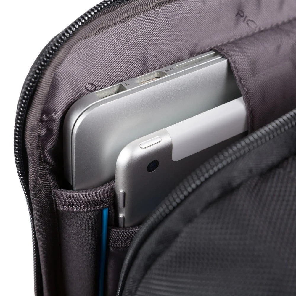 Piquadro zaino in tessuto e pelle "Brief 2 Nero CA4818BR2.N