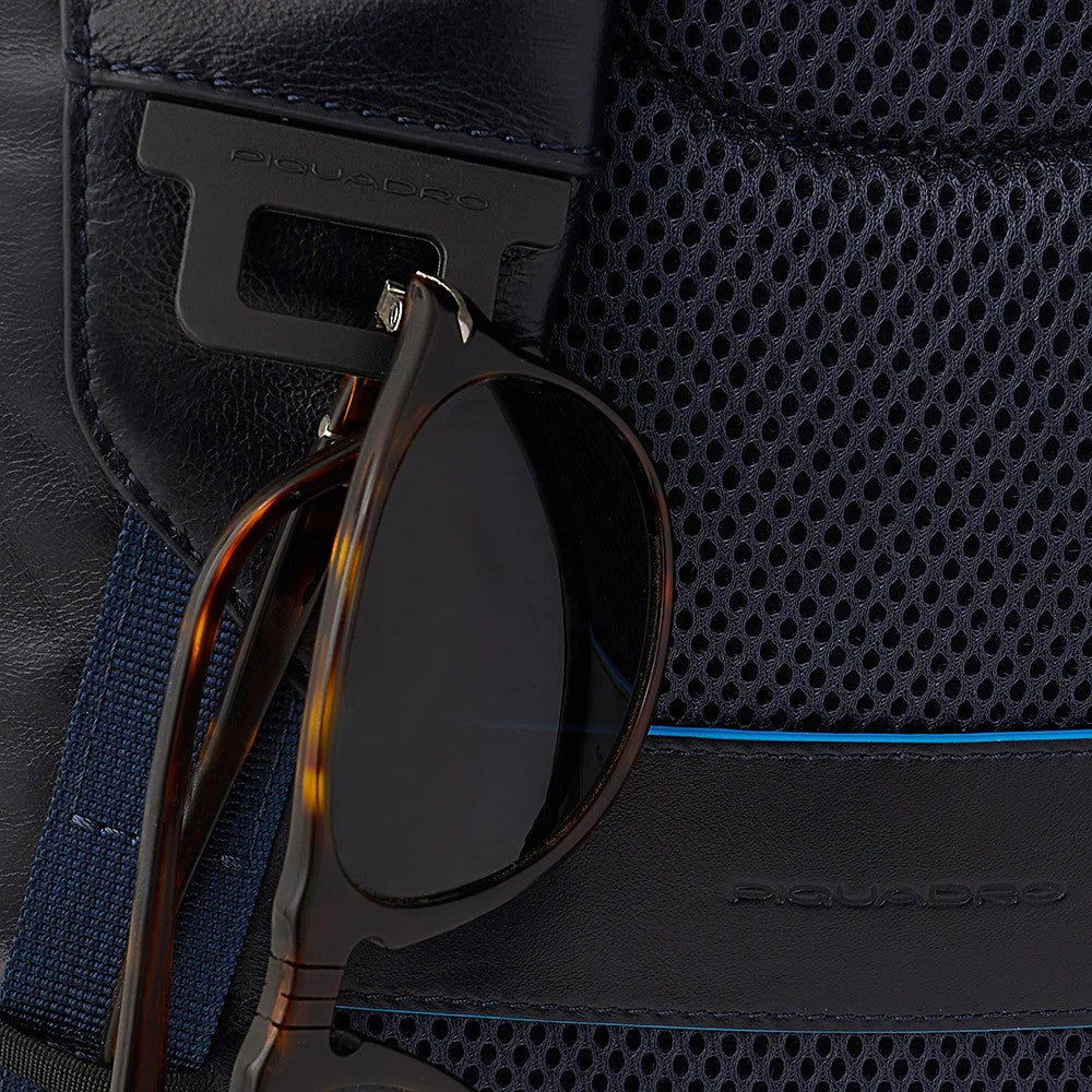 Piquadro zaino in pelle "Blue Square Revamp" CA5574B2V.BLU