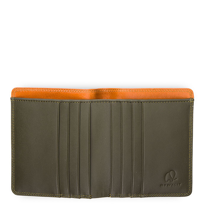 Mywalit portafogli uomo in pelle "Mens Range" Multicolor 4002.152 TAN/OLIVE
