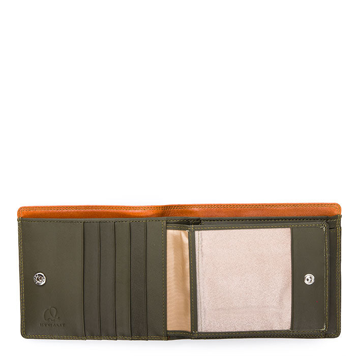Mywalit portafogli in pelle "Mens Range" Multicolor 4009.152 TAN/OLIVE