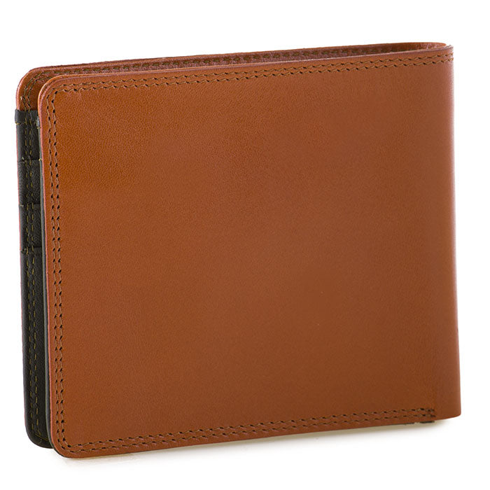 Mywalit portafogli in pelle "Mens Range" Multicolor 4006.152 TAN/OLIVE