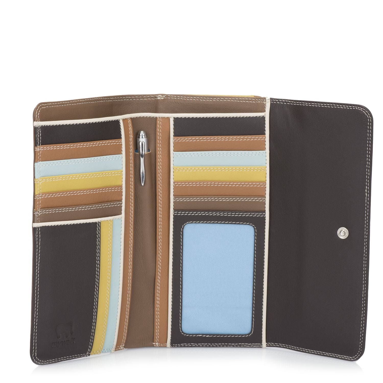 Mywalit portafogli in pelle "Classic" Multicolor 269.128 MOCHA