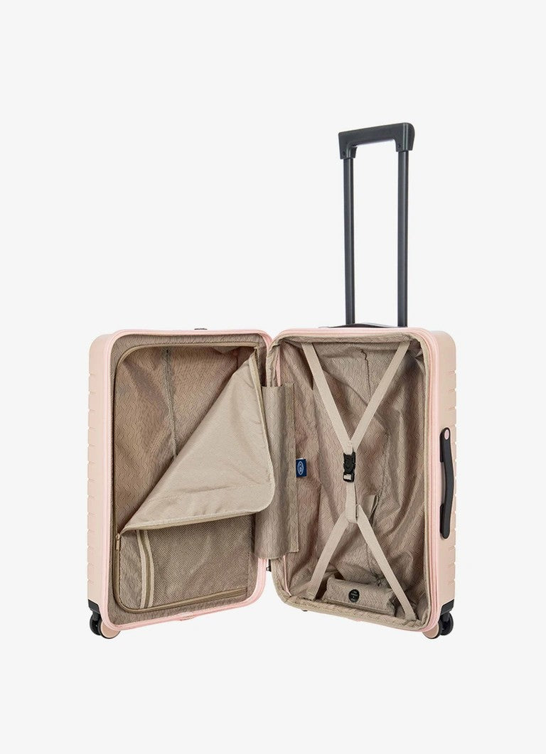 Bric's trolley medio espandibile in polipropilene "Ulisse" Rosa B1Y08427.254 ROSA PERLA
