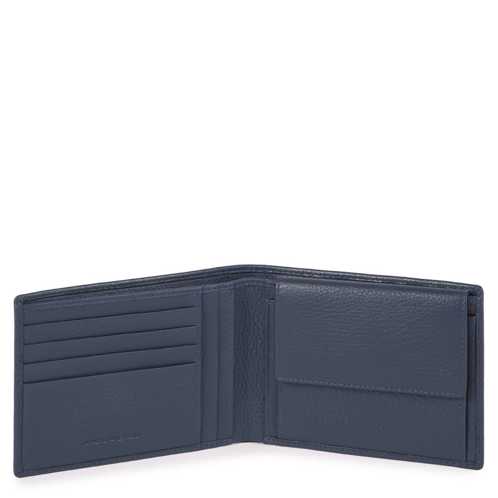Piquadro portafogli in pelle "MOSR - Modus Special" Blu PU257MOSR.BLU