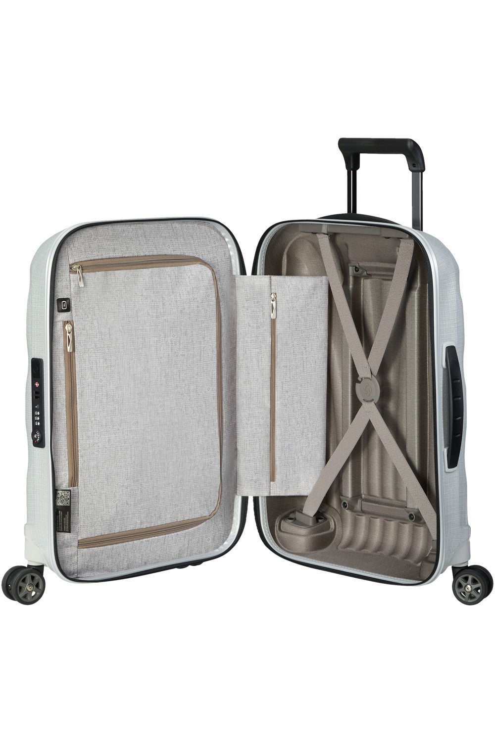 Samsonite trolley cabina in curv "C-lite" Bianco 122859.1627 OFF WHITE