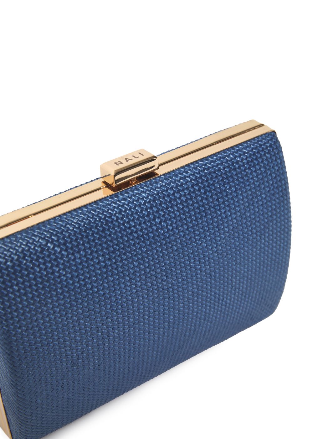 Nalì borsa da cerimonia in tessuto "Laura" Azzurro WIPC00.68 BLU