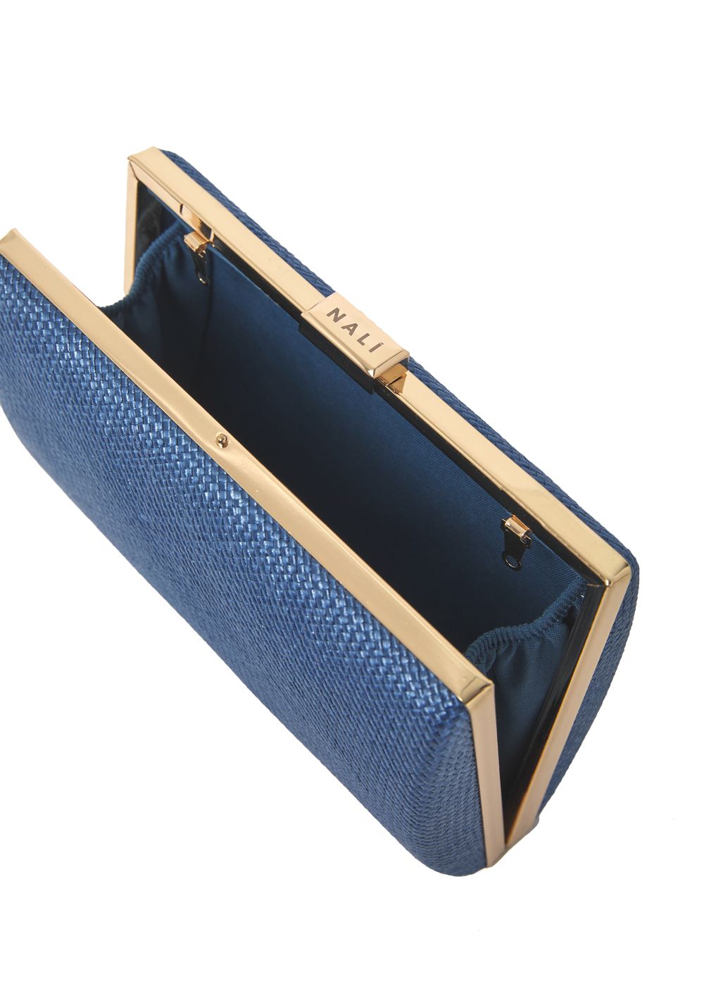 Nalì borsa da cerimonia in tessuto "Laura" Azzurro WIPC00.68 BLU