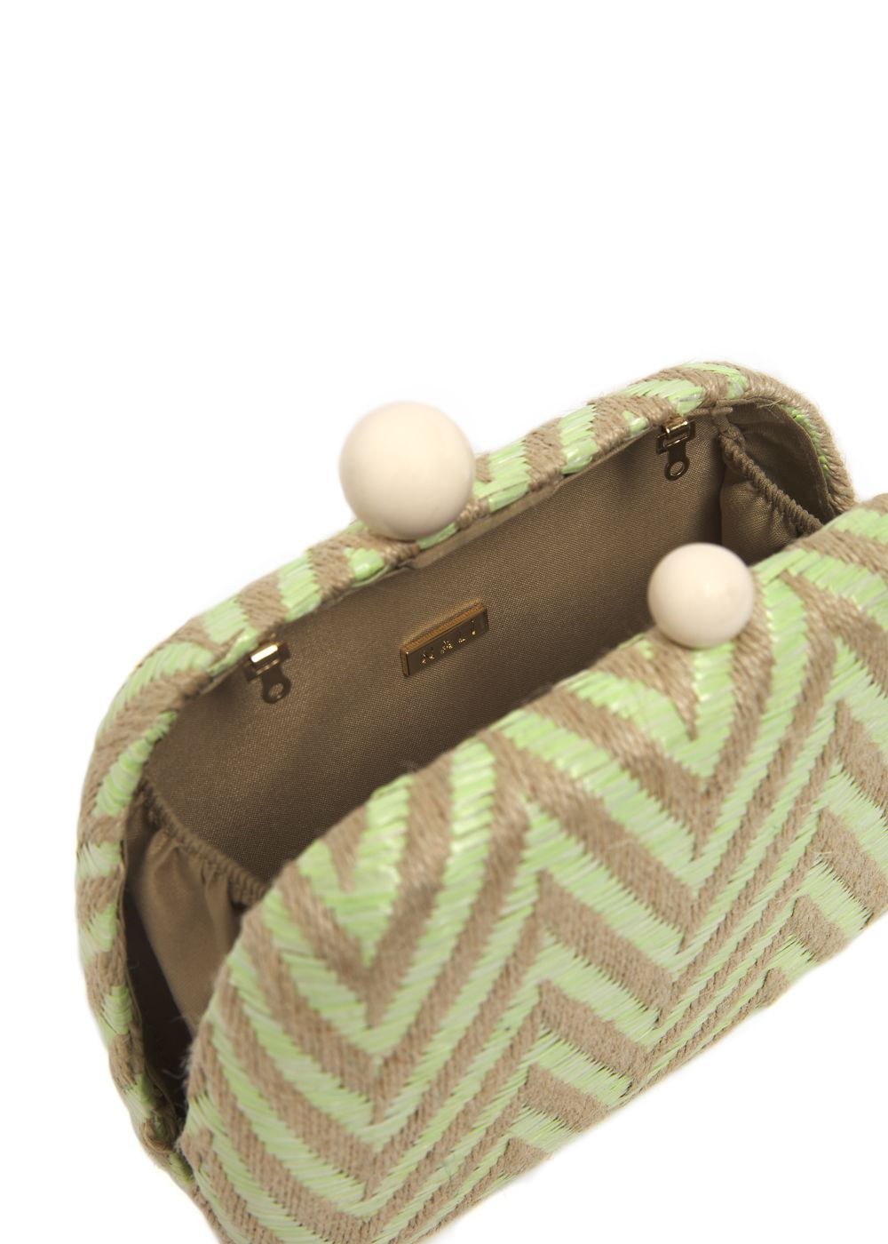 Nalì borsa da cerimonia in tessuto "Betty" Multicolor WIPC0077.MENTA