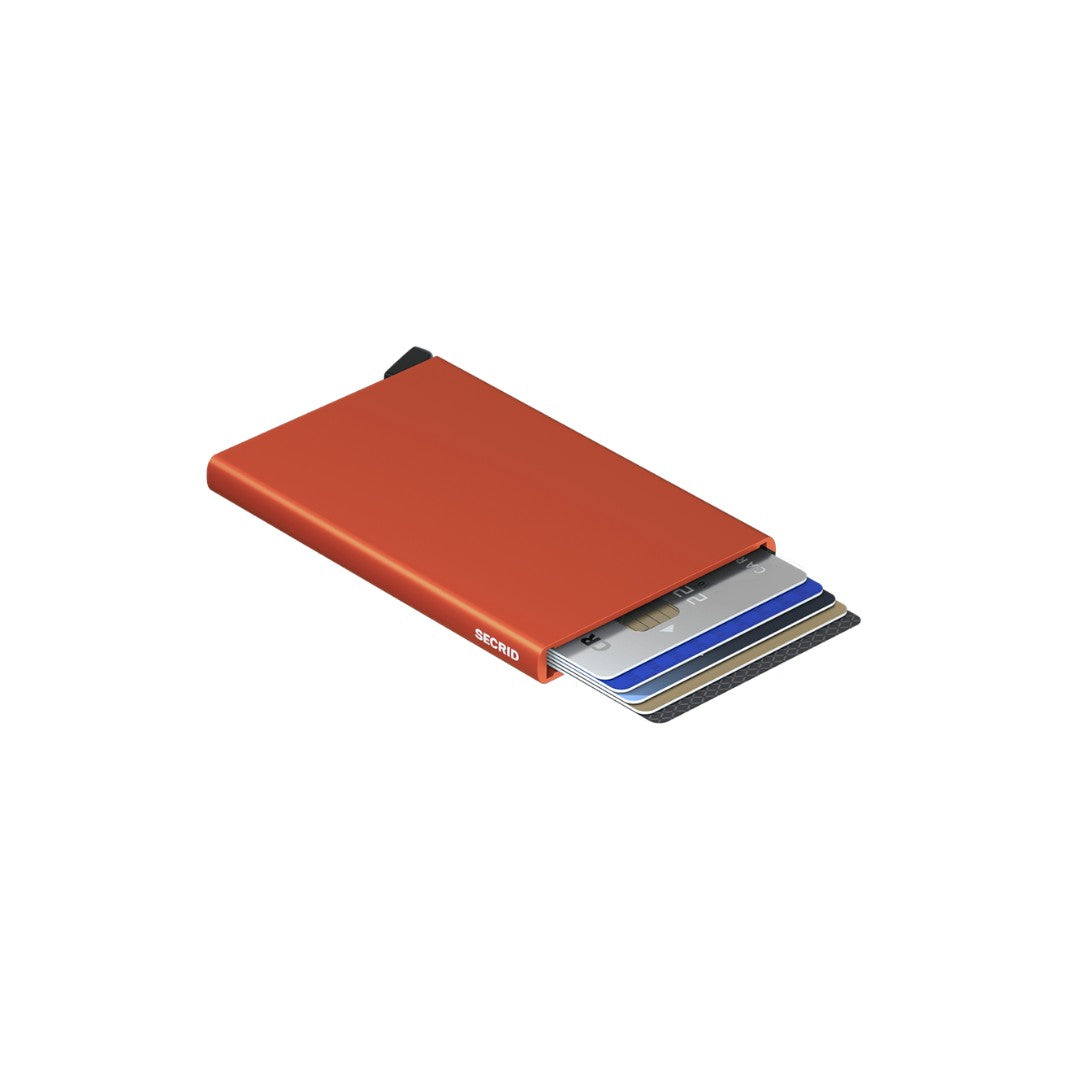 Secrid porta carte di credito in alluminio "Cardprotector" Arancione C.ORANGE