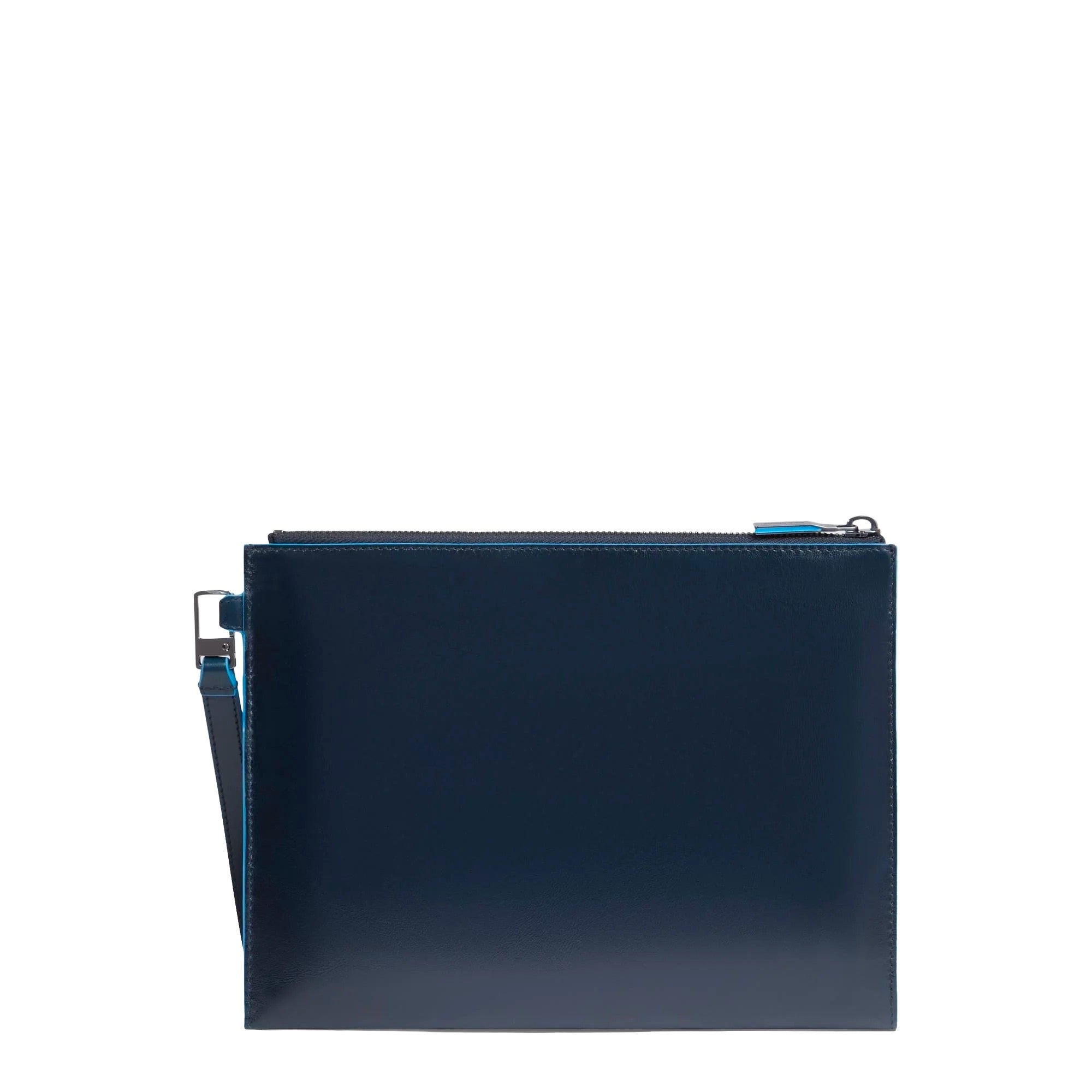 Piquadro pochette in pelle "Blue Square" AC5099B2.BLU2