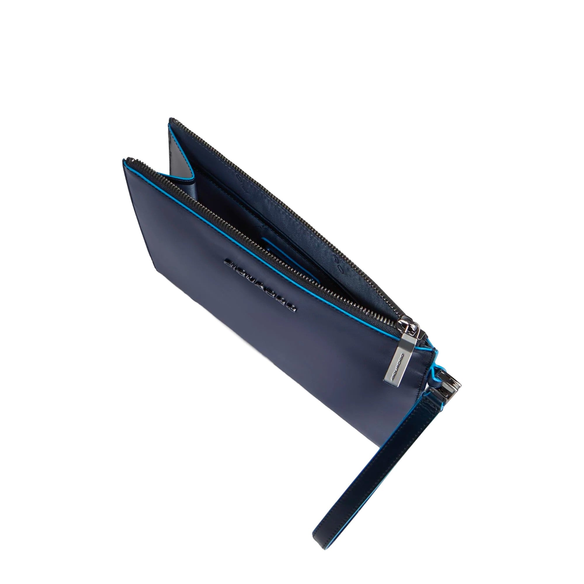 Piquadro pochette in pelle "Blue Square" AC5099B2.BLU2