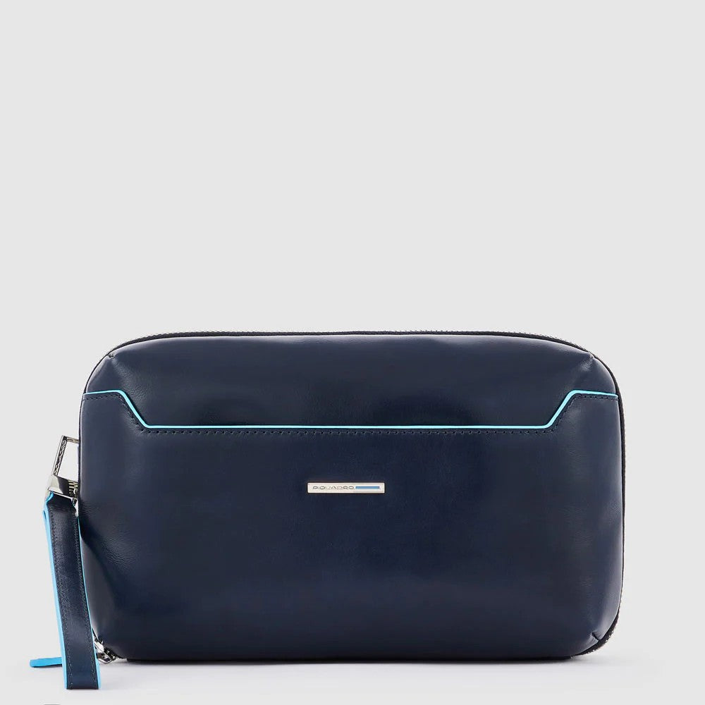 Piquadro pochette in pelle "Blue Square" AC5940B2R.BLU2