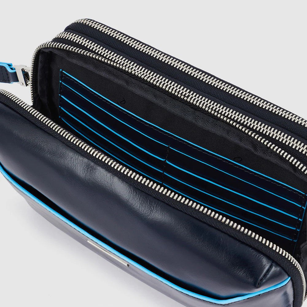 Piquadro pochette in pelle "Blue Square" AC5940B2R.BLU2