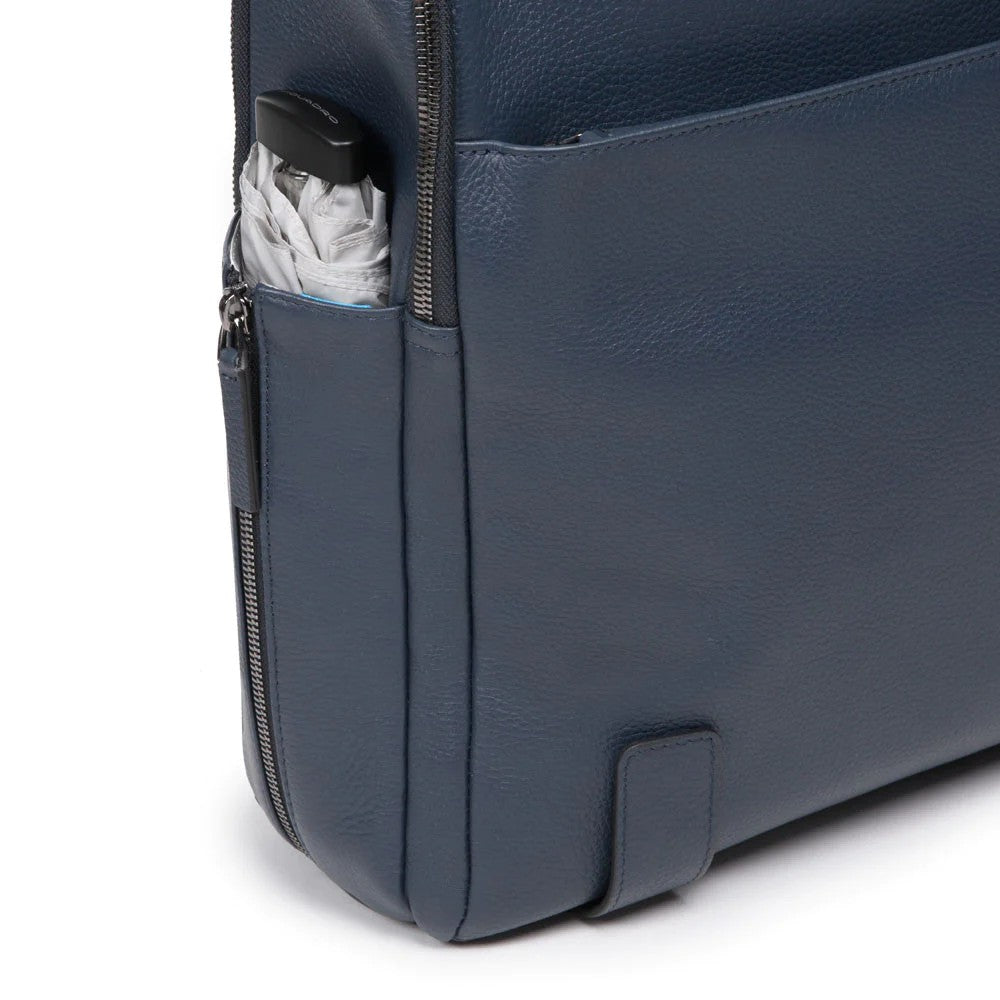Piquadro zaino in pelle "Modus Special" Blu CA4818MOS.BLU