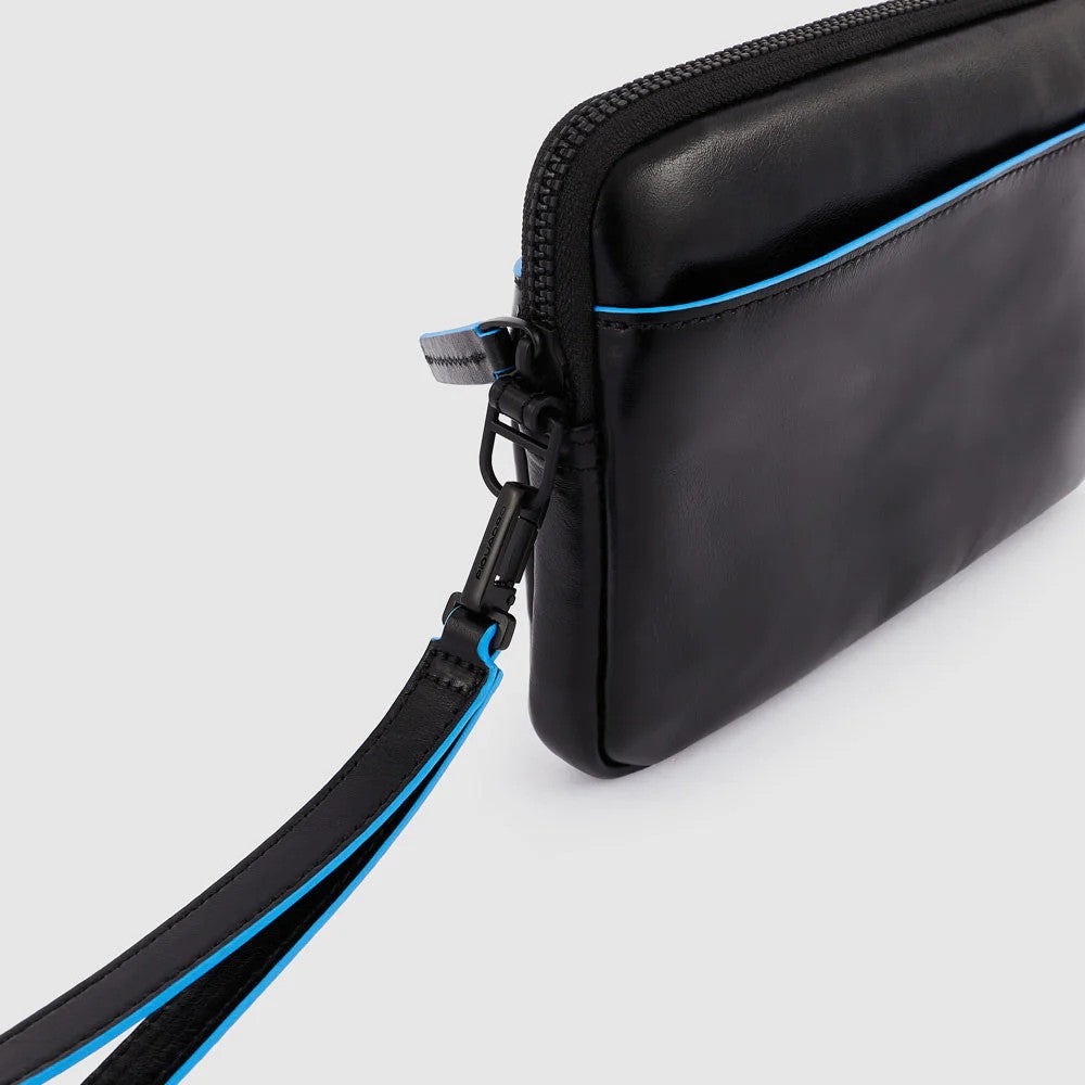 Piquadro pochette in pelle "Blue Square Revamp" Nero AC5946B2VR.N
