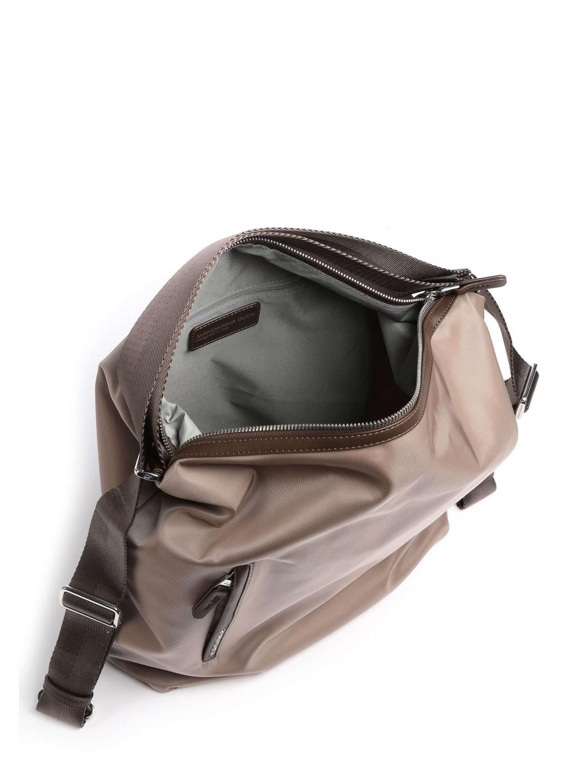 Mandarina Duck borsa zaino in tessuto "Hunter" Tortora VCT10.28I BEAVER