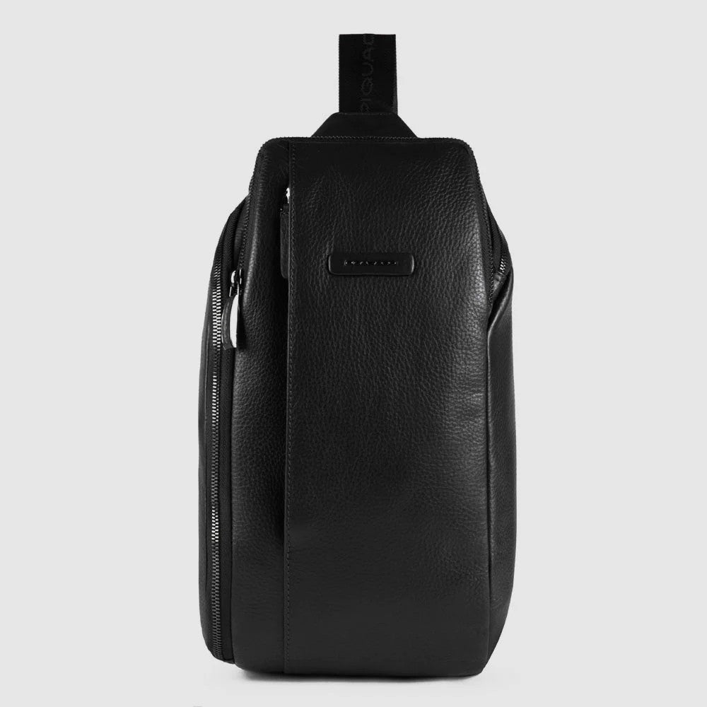Piquadro monospalla in pelle "Modus Special" Nero CA5107MOS.N