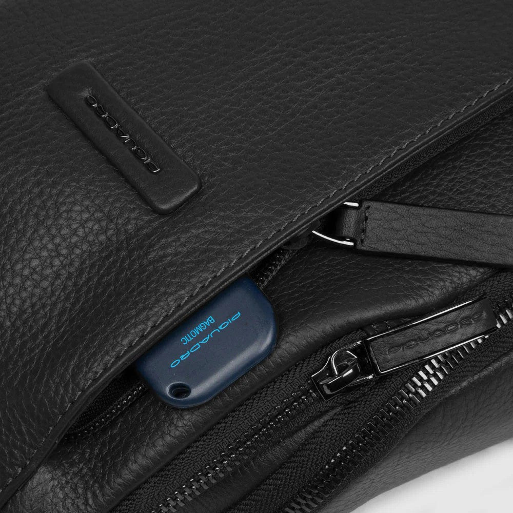 Piquadro monospalla in pelle "Modus Special" Nero CA5107MOS.N