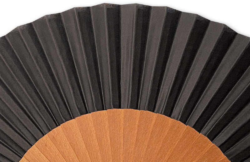 Vera Pilo ventaglio in tessuto e legno "Mini Ecololo" Nero MINI ECOLOLO.NOIR
