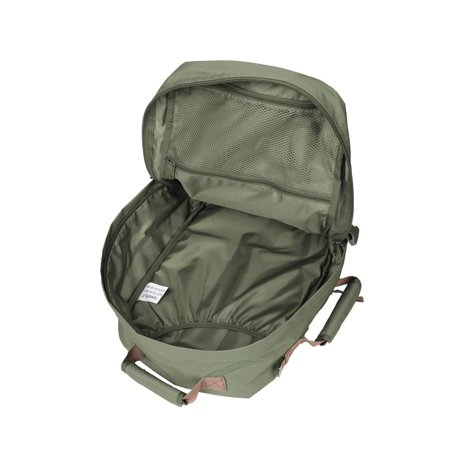 Cabin Zero zaino 28L da viaggio in tessuto "Classic" Verde CZ08.1802 GEORGIAN KHAKI