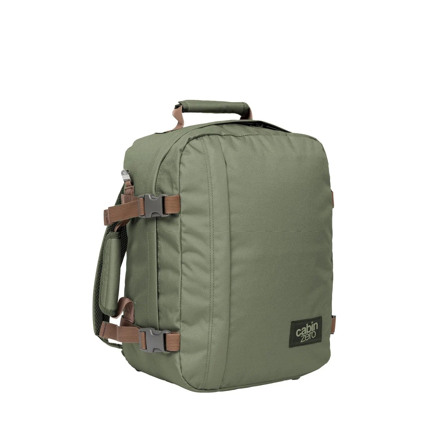 Cabin Zero zaino 28L da viaggio in tessuto "Classic" Verde CZ08.1802 GEORGIAN KHAKI