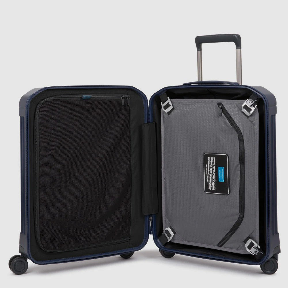 Piquadro trolley cabina in policarbonato "PQL" Blu BV4425PQL.BLUO