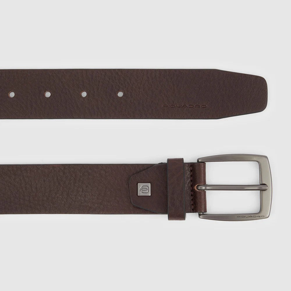 Piquadro cintura in pelle "Black Square" Marrone CU6184B3.TM