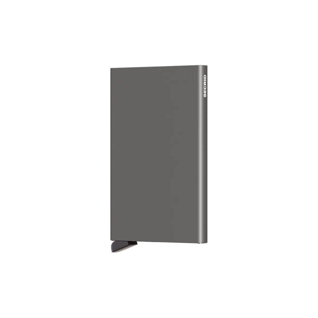 Secrid porta carte di credito in alluminio "Cardprotector" Grigio C.EARTH GREY
