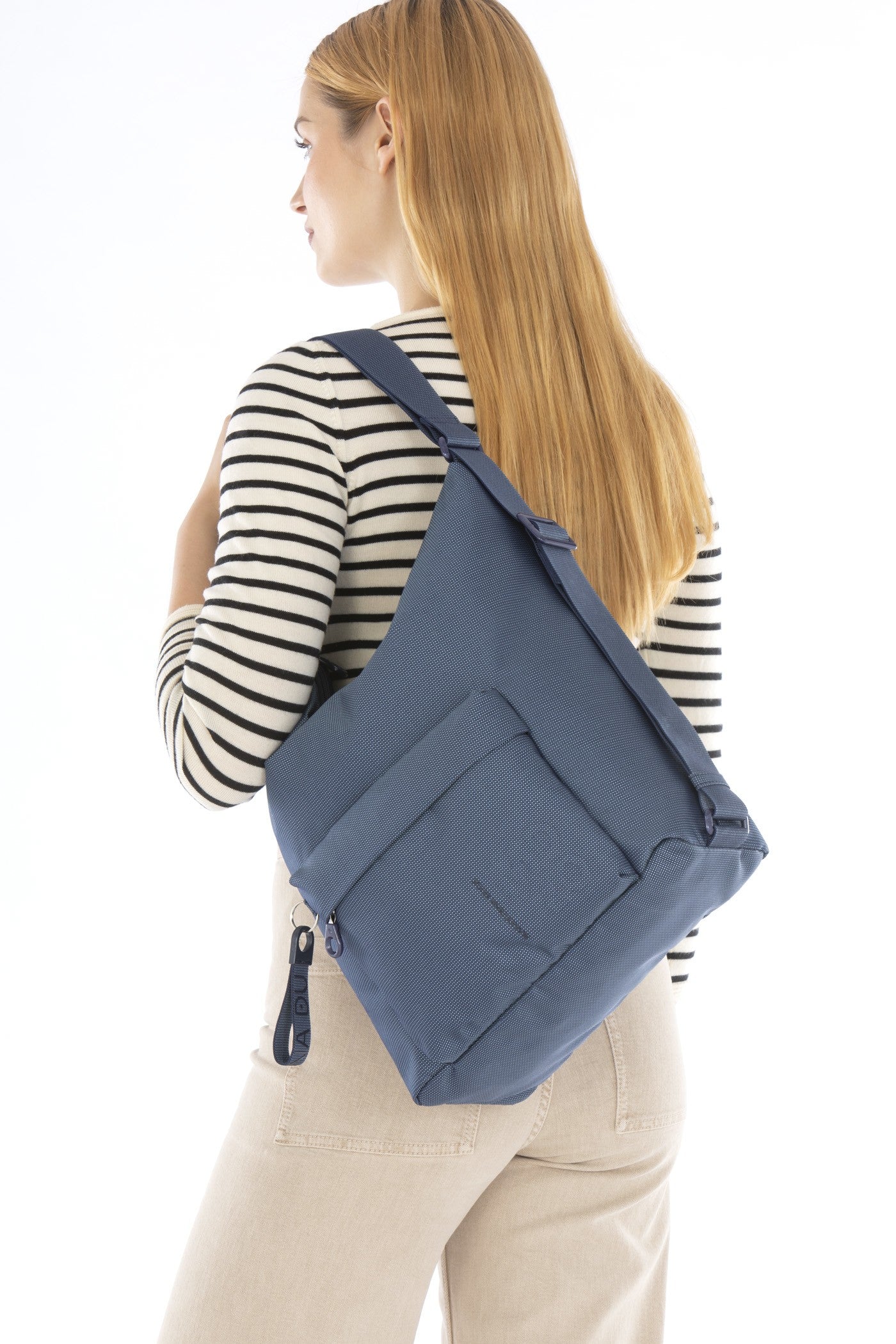Mandarina Duck borsa zaino in tessuto "MD20" Blu QMT09.28V ATLANTIC SEA