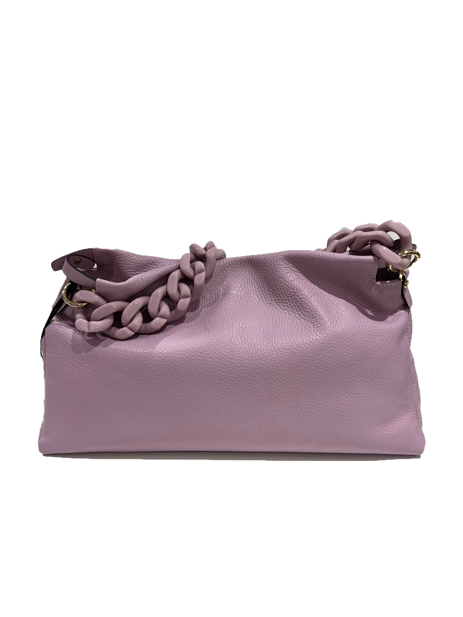 Loristella borsa a spalla in pelle "Flora" Lilla 2685CP.LILAC