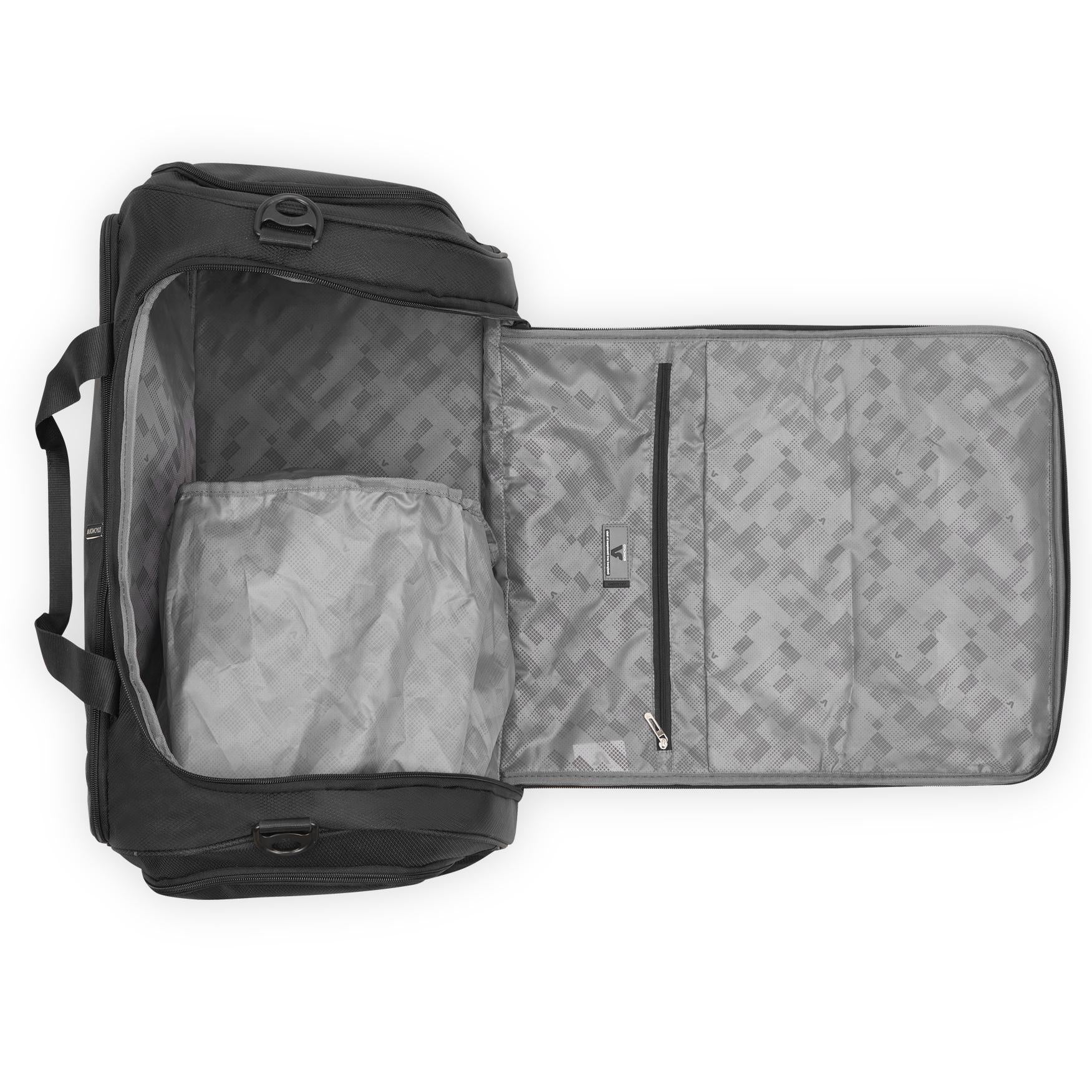 Roncato borsone in tessuto "Ironik 2 Nero 415305.01 NERO