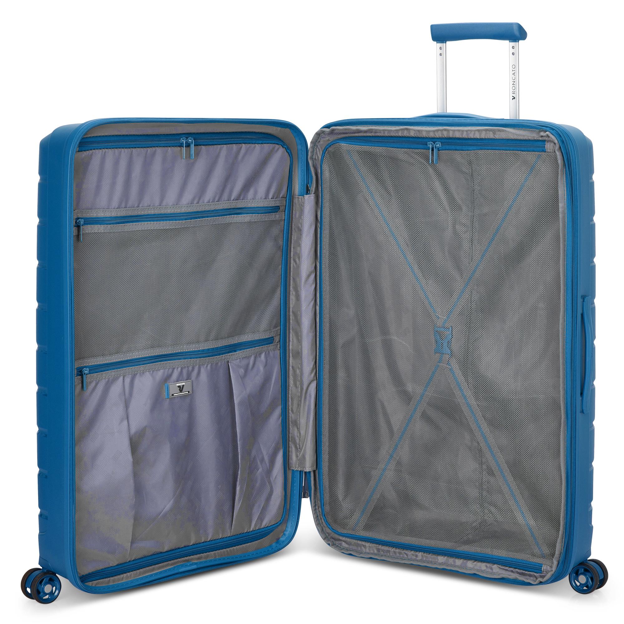 Roncato trolley grande in polipropilene "B-Flying" Azzurro 418181.88 DENIM