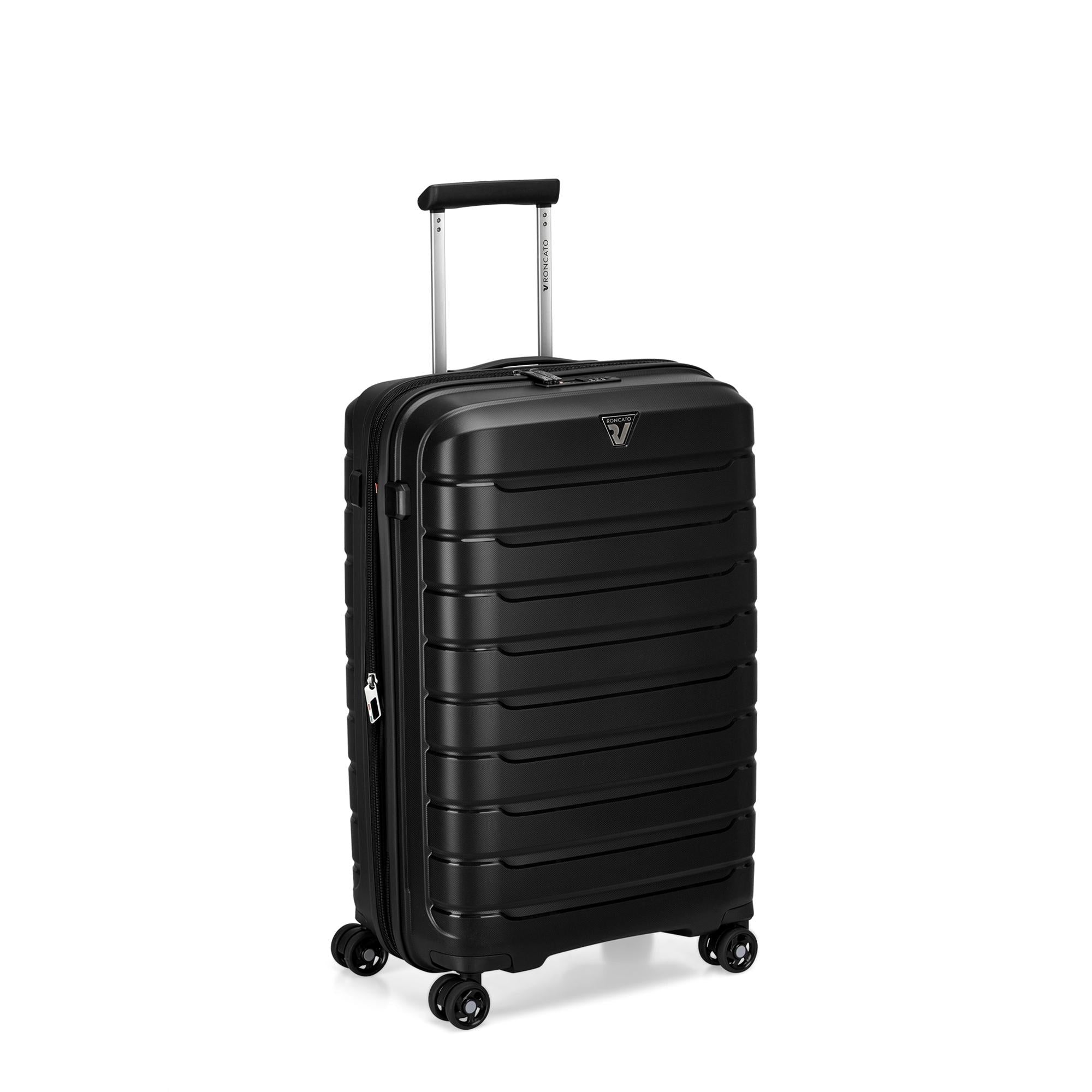 Roncato trolley medio in polipropilene "B-Flying" Nero 418182.01 NERO