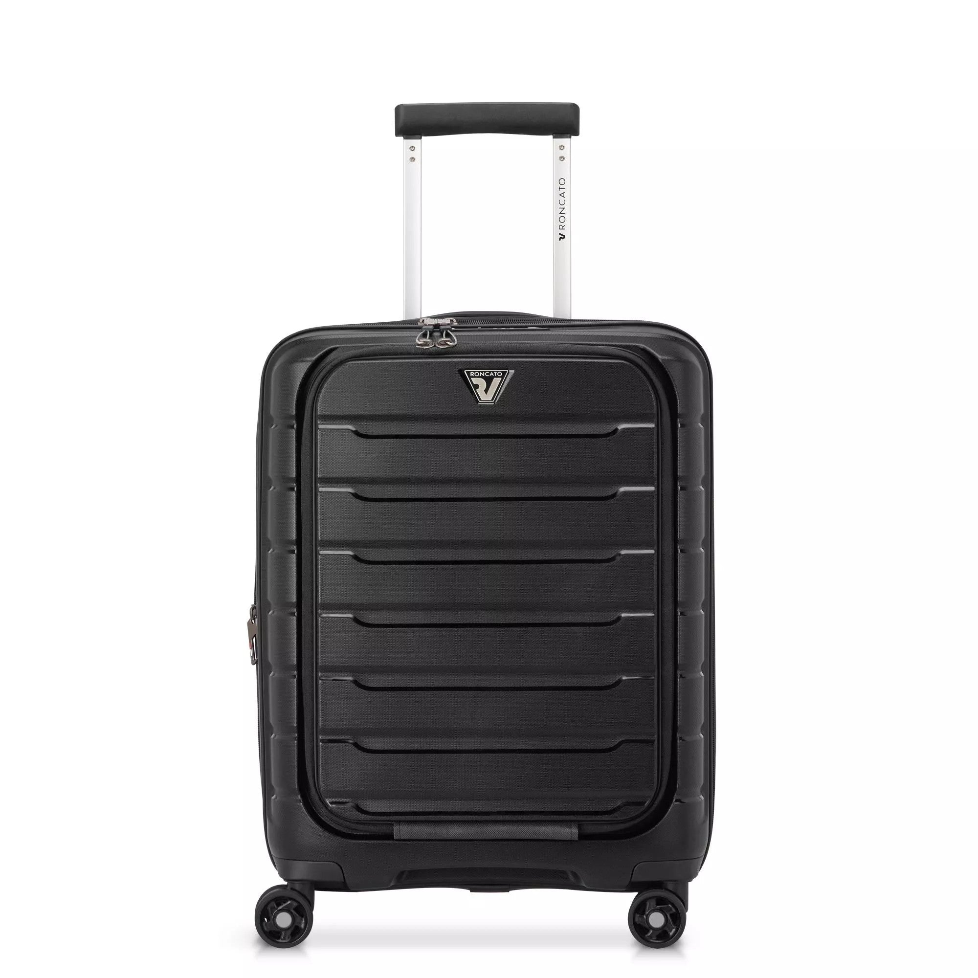 Roncato trolley cabina in polipropilene con porta pc "B-Flying" Nero 418184.01 NERO