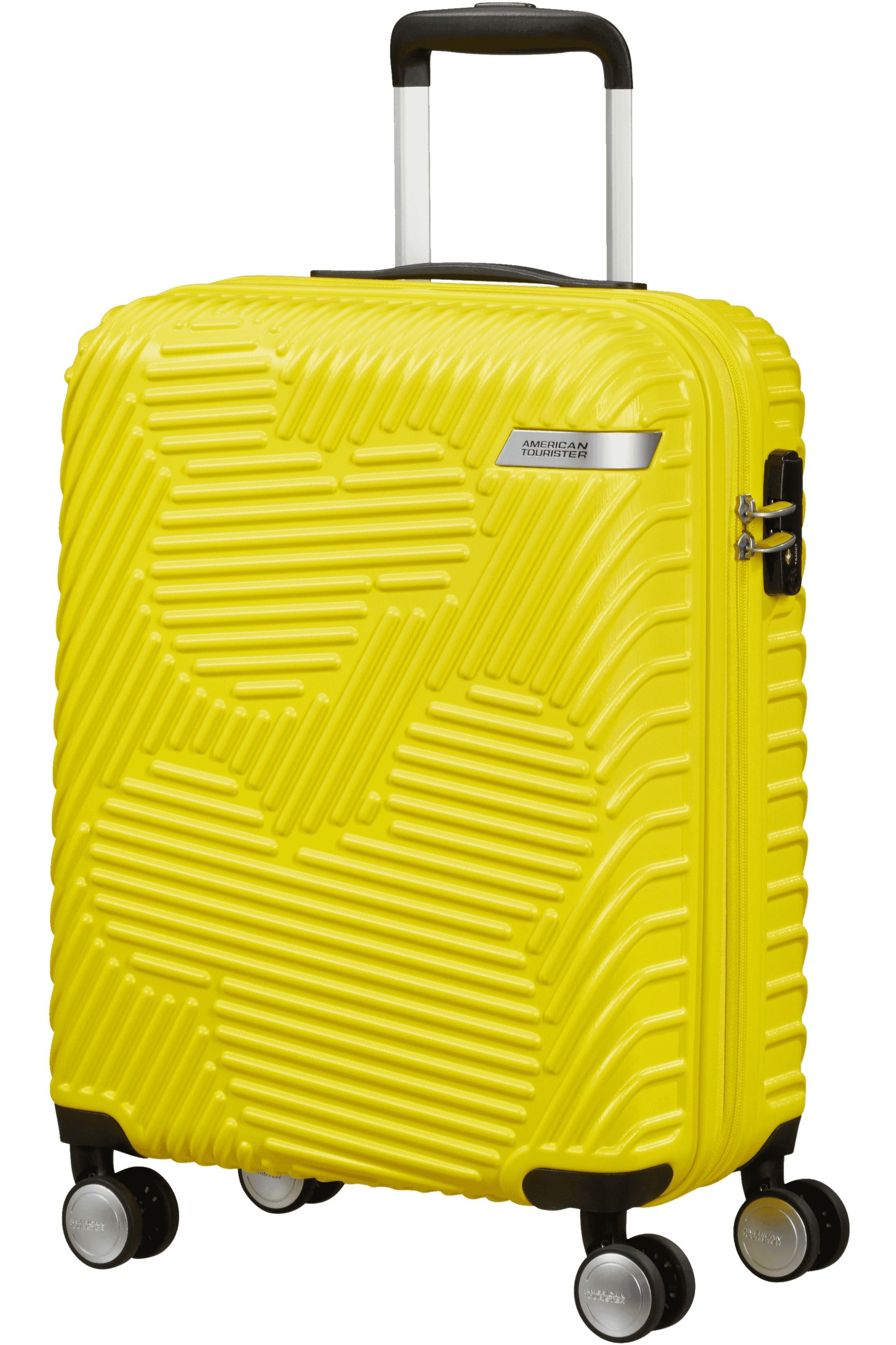 American Tourister trolley cabina in abs "Mickey Clouds" Giallo 147087.A100 ELECTRIC LIMO